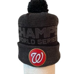 New Era Hat Unisex Color Black Washington National World Series “2019” Beanie